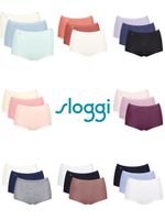 Sloggi Maxi Briefs Knickers Basic+ Brief 3 Pack 95% Cotton High Rise Lingerie