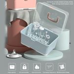 ‧Baby Bottle Drying Racks Portable Nursing Bottle Storage Box Dinnerware