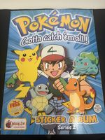 100% COMPLETE POKEMON Merlin Sticker Album Series 2 & Poster In English