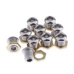 Drum Strainer w/   Plate 10pcs Drum Air Vent Tom Snare Drum Replacement