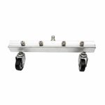 Undercarriage Cleaner Fan-Shaped Spray Wheeled Pressure Washer Attachment