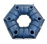 Grass Topper Rubber Doughnut Drive Coupling 6 Hole Abbey Conor Fleming Major LSM