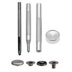 S Spring Press Studs Hand Punch Fixing Tool Set Snap Fasteners Leather Crafts