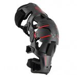 Alpinestars MX Motocross Men's Knee Braces (Pair) - RK-1 Plasma (Black/Red)