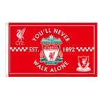 Liverpool Flag You'll Never Walk Alone Large Flag (5ft x 3ft) Present Gift LFC