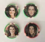 4 x Celine Dion Caesars Palace Casino Chips (3 x $25 & 1 x $5) ‘A New Day’ 