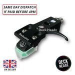 Technics Headshell With Genuine Audio Technica AT-VM95E Cartridge & Stylus OEM