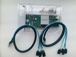 DELL H310 6Gbps HBA FW:P20 LSI 9211-8i IT Mode ZFS FreeNAS unRAID 2* SFF SATA