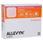 Allevyn Dressing 10x10cm Gentle Border Pack of 10 Foam Adhesive Sensitive Skin