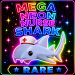 MEGA NEON NURSE SHARK (VERY CHEAP)  ADOPT A PET FROM ME - CHEAPEST ON EBAY