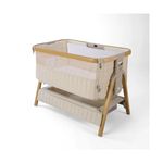 Tutti Bambini Cozee Sense Bedside Crib - Toasted Oak/Sand