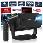 Projector 5G WiFi 4K 18000 lumen Bluetooth Android 11.0 Office Home Theater HDMI