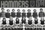 WEST HAM UNITED FOOTBALL TEAM PHOTO 1975-76 SEASON