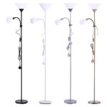 Modern Tall 2 Way LED Floor Lamp Free Standing Lounge Reading Standing Light