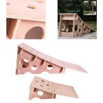 Mountain Bike Jump Ramp Portable Easy Assembly Practical Premium Wooden