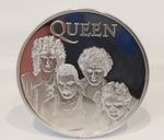 Queen Rock Band Silver Coin Freddie Mercury Bohemian Rhapsody Dont Stop Me Now
