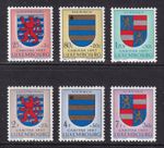 LUXEMBOURG 1957 Welfare Fund set of 6 SG 629-634 MNH/** (CV £20)