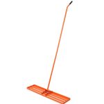 eSkde Lawn Leveller Rake with 3 Part Adjustable Handle 30" / 36" / 42" Width