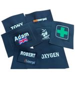Customized drysuit name badge/logo