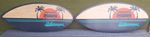 2 x VW 'Volkswagen 41' Sea Surf Skim Body Boards Wall Art Decoration