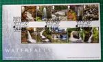 2026 Waterfalls Set of 10 on Royal Mail FDC Waterfall Walk Dalkeith Pmk