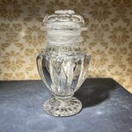 Vintage Crystal Decanter Pickle Jar Cosmetic Jar