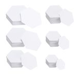 600pcs Hexagon 0.5 0.75 1 1.25 1.5 2 Inch Paper Piecing Paper Quilting Template