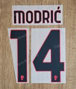 MODRIC #14 PULISIC #11 Print Home Away 2025-2026 AC Milan Serie A Patch Badge