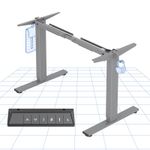 FLEXISPOT EN1 Height Adjustable Electric Standing Desk Frame /Memory Smart Panel