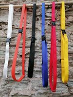NECK STRAP adjustable training aid, balance 20mm web, colours Made in the UK