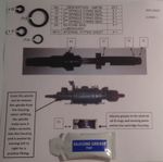 AQUALISA COLT, AQUARIAN  MAN/THERMO CARTRIDGE SERVICE INTERNAL SEAL SET. 214004+