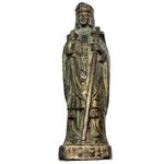 RARE SAINT THOMAS APOSTLE FIGURINE MINIATURE STATUE 2.5” HIGH ANTIQUE