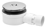 McAlpine Shallow Shower Trap Chrome 53mm High x 90mm x 1.5" outlet   ST90CP10-53