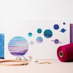 Planets and Solar System Cross Stitch Pattern by Meloca Designs