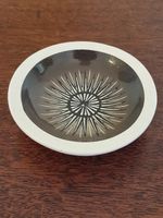 Vtg. 1970s Sunburst Starburst Scottish Studio Pottery Galloway Pin Dish - 9.5 cm