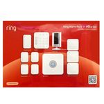 Ring 11 Piece Alarm Kit Inc Indoor Camera 2nd Gen Pack-L Security System