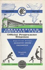 Chesterfield v Luton Town, 2 March 1968, Division Four