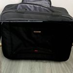 Samsonite Suitcase Soft Black/Red Solid 2-Wheel Upright Telescopic Handle