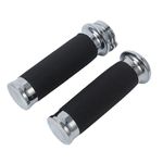 Motorcycle 1" Hand Grips Throttle 25mm For Kawasaki Vulcan 1500 1600 1700 NEW