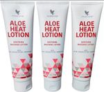 3 Pack Forever Living Aloe HEAT LOTION 118ml Soothing Massage Lotion