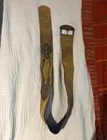 Antique Italian Savoy eagle belt