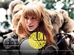 Girl on a Motorcycle 1968 quad poster print 30x40" Marianne Faithful Alain Delon