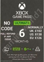 Xbox Game Pass Ultimate 6 Months 🌍 Global | Gold + EA Play | 0-2 Hour Delivery