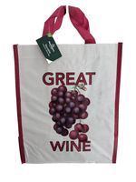 Morrisons"s 6 bottles wine spirit carrier bag GREAT WINE BUNCH NWT