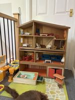 Lundby 1:16 Wooden Doll's House, , 3 Storey Furnished. With Sindy accessories