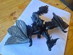 3d printed dragon with moving parts