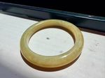 nephrite hetian jade bangle 58m golden sugar oily 和田玉新疆黄金糖