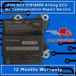 Fiat 500 51918659 , 51870005 Airbag ECU No Communication Fault Repair Service