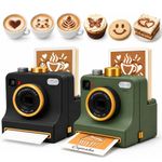 3D Printed Latte Art Camera, Coffee Powder Printer with Multiple Stencil Cards