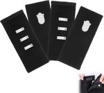 Elastic Waist Extender Buttons for Jeans Trousers 4 Pcs Adjustable